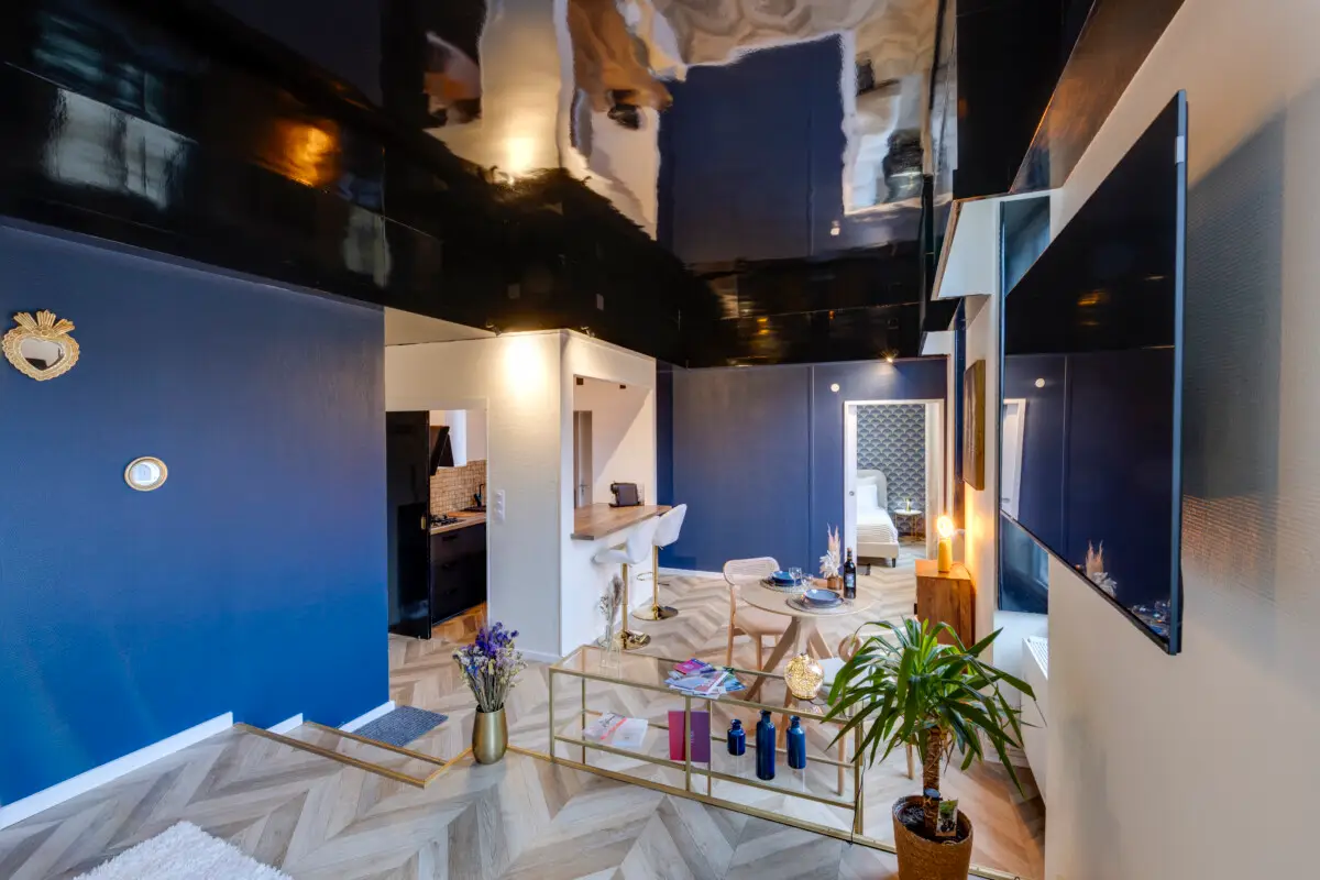 Appartement chic et élégant Appart’Cosy Brive, séjour spacieux hyper-centre